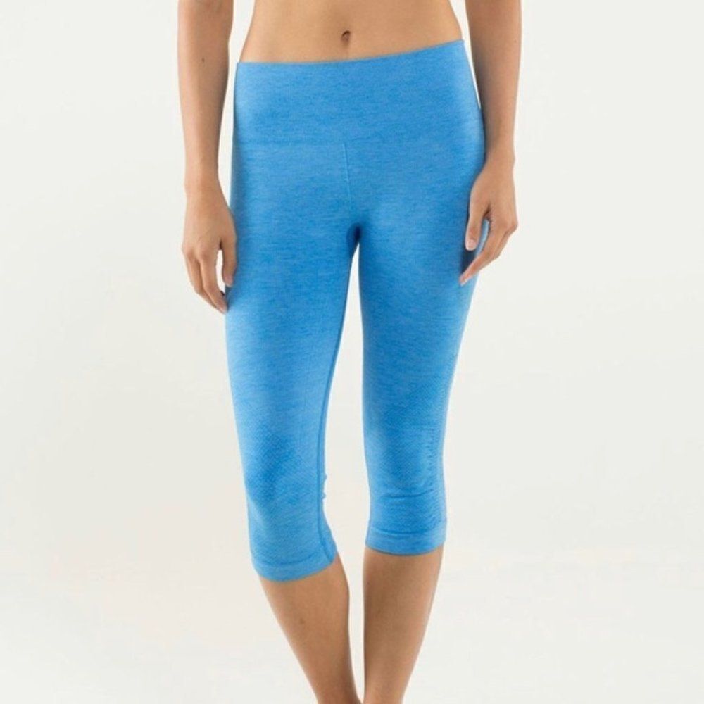 Lululemon In The Flow Ruched Crop Legging